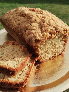 Una foto de Budín de Manzana con crumble