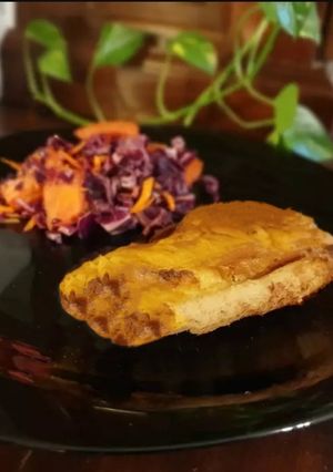 Una foto de Escalopes de pescado a la mostaza