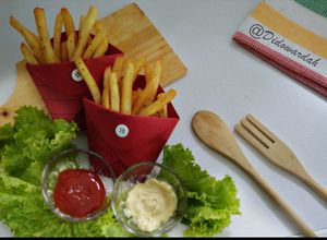Foto resep Membuat Kentang Goreng Renyah Ala KFC Anti Gagal