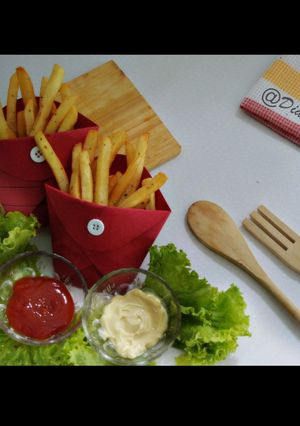 Foto resep Membuat Kentang Goreng Renyah Ala KFC Anti Gagal