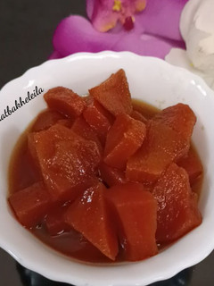 عکسی از دستور مربای به با زودپز (دوشاب هیواسی)