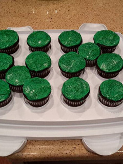 A picture of Easy Dark Chocolate Cupcakes.