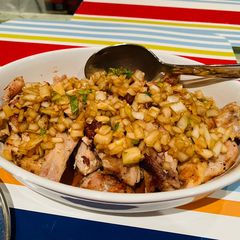 A picture of Ponzu Chicken.