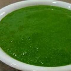 A picture of Dhaniya ki chutney.