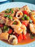Mariscos a base de Salsa Madre👍🇵🇪