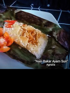 Foto resep "Nasi Bakar Ayam Suir"