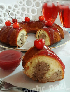عکسی از دستور کیک گیلاس🍒🍒