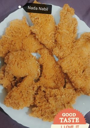 صورة لوصفة فراخ مقليه fried chicken 😋🍗