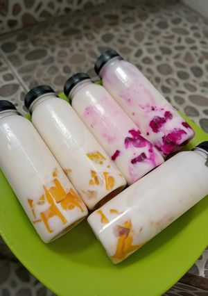 Foto resep Yoghurt plain buah segar