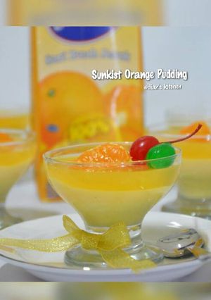 Foto resep Sunkist Orange Pudding
