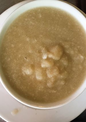 Hình của món Ăn dặm bé 8m: cháo thịt bò củ cải.