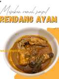 36. Rendang Ayam (bumbu racik indofood)