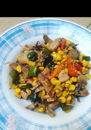 Foto resep Oseng Jagung Cumi Asin