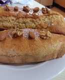 Budín de naranja, coco y frutos secos