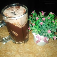 A picture of Chocolate & ice cream shake.