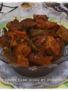 Foto resep Tahu Cecek Cabe Hijau