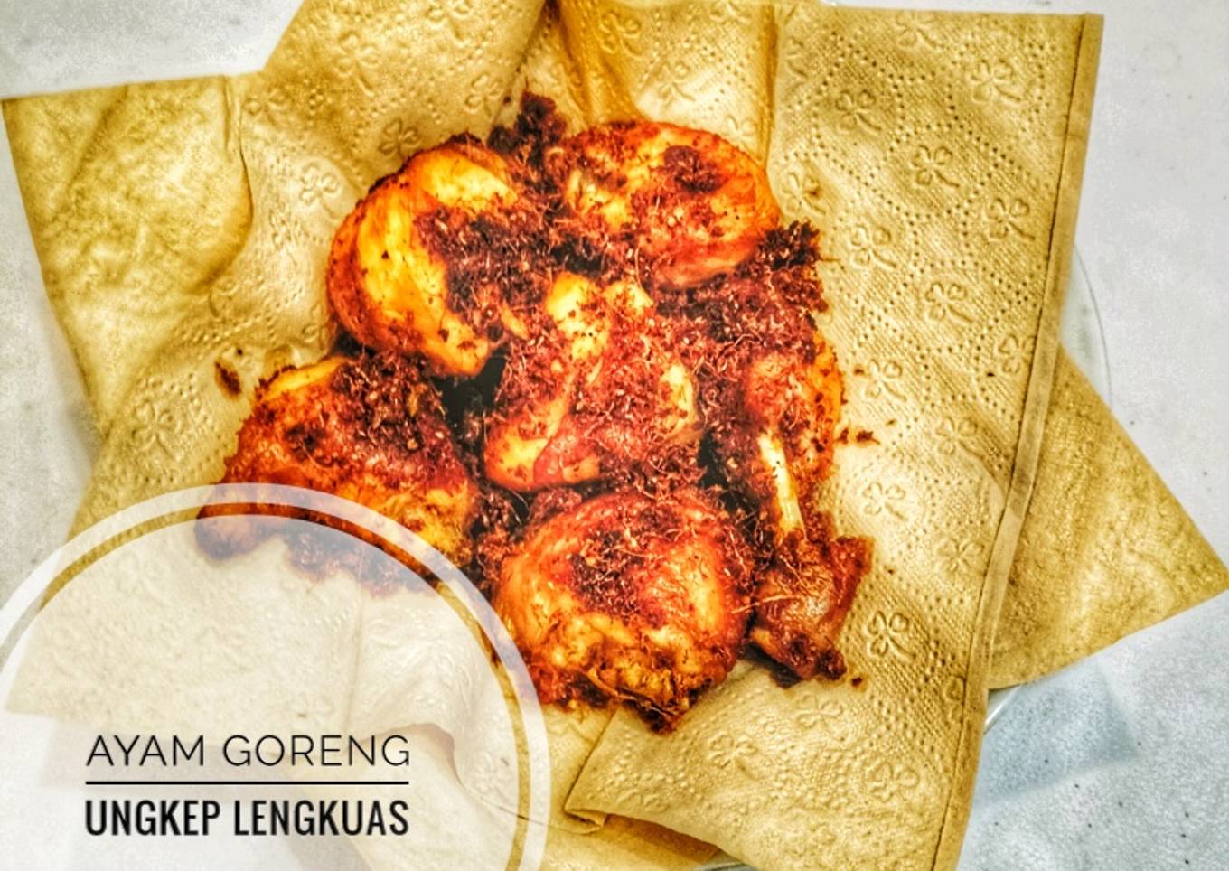 509. Ayam Goreng Ungkep Lengkuas