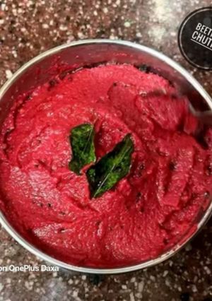 A picture of Beetroot Chutney - Rich In Antioxidant (Beetroot Pachadi).