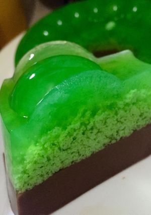 Foto resep Puding Lumut Pandan Coklat