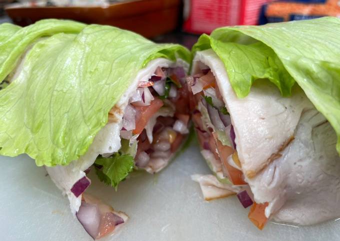 Light Turkey Lunch Wraps