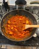 Halloumi Red curry