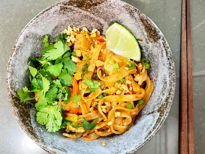 Recipe Pad Thai with Chicken and Tofu which So Delicious
