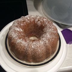 A picture of EggNog Pound Cake.