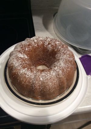 A picture of EggNog Pound Cake.