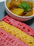 Net Crepes (with Chicken curry)
