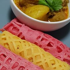 A picture of Net Crepes (with Chicken curry).