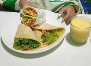 Foto resep Oat tortilla wrap (kulit kebab gluten free)