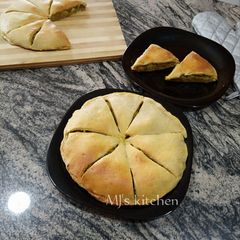 A picture of Veggie fish pie.