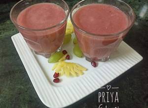 Smoothie glass Recipe by Priyanka Varshney (@adivaans_delicacy) - Cookpad