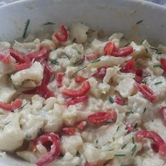 A picture of Sig's Curried Cauliflower Salad.