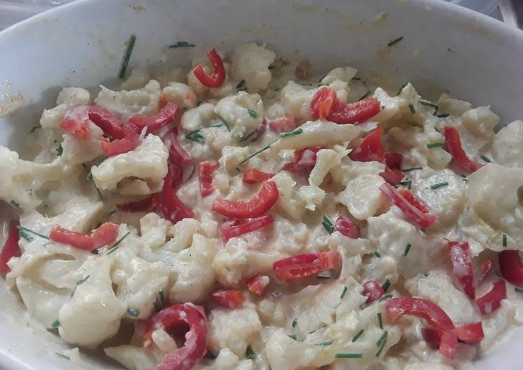 Steps to Prepare Homemade Sig’s Curried Cauliflower Salad