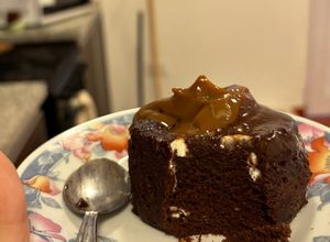 Una foto de Torta de chocolate keto (sin horno)