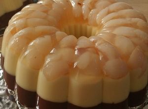 Foto resep Puding Coklat Susu Leci