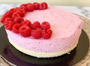 A picture of raspberry cake