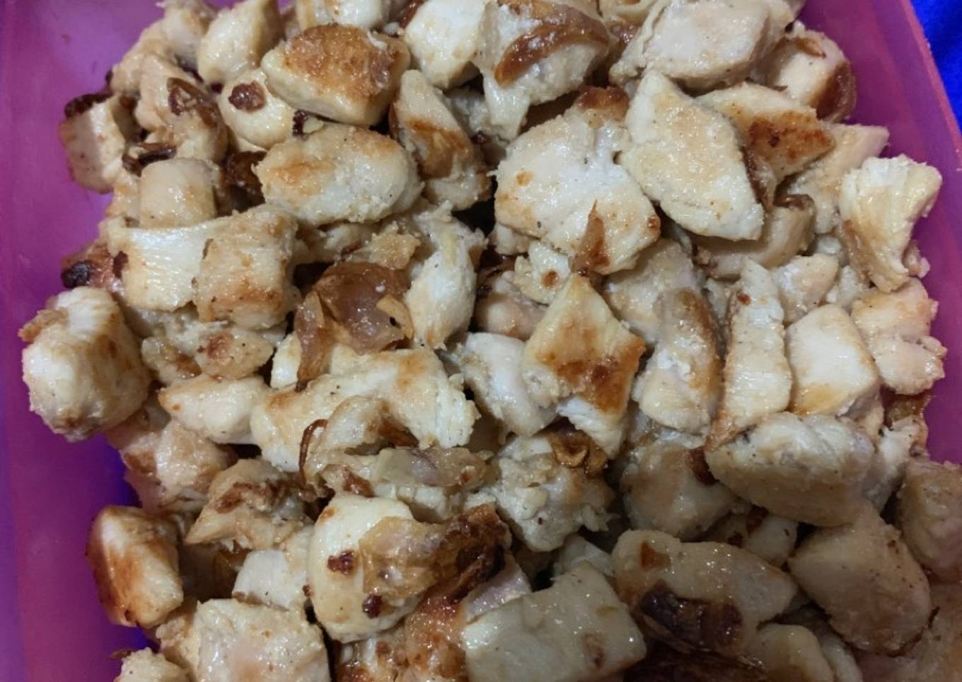 Ayam siram bawang goreng