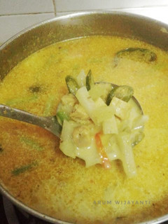 Foto resep Lodeh labu tempe tahu (jangan lombok) buat lontong sayur