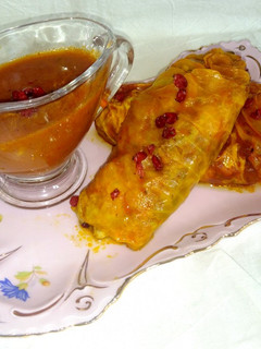 عکسی از دستور دلمه کلم