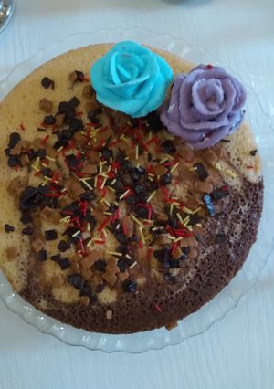 عکسی از دستور کیک زبرا