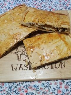 Una foto de Empanada de brócoli y champiñón