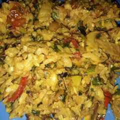 A picture of Italian Poha.