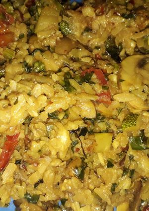 A picture of Italian Poha.