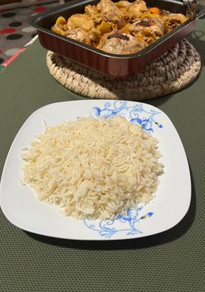 صورة لوصفة أرز أبيض بالبهارات