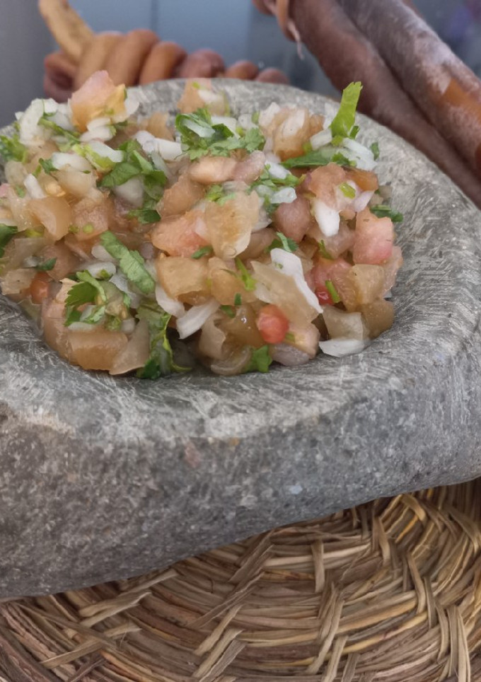 Una foto de Pebre de Cochayuyo