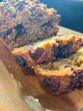Banana Bread Choco Chips Cream Cheese