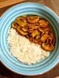 Mushroom Curry Rice (Vegetarian)