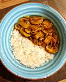 Mushroom Curry Rice (Vegetarian)